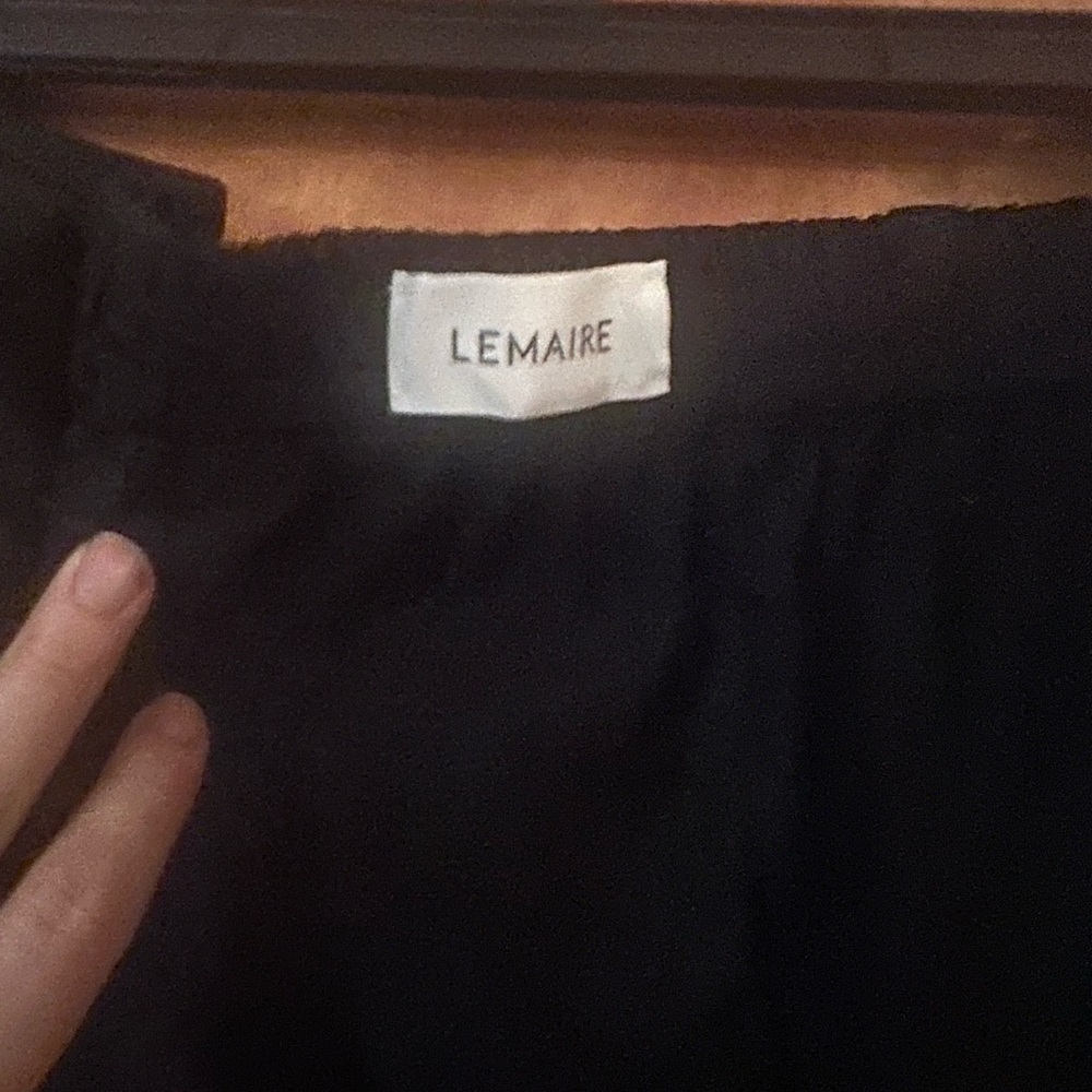 Lemaire Black Men's Dress Pants - Picture 3 of 5